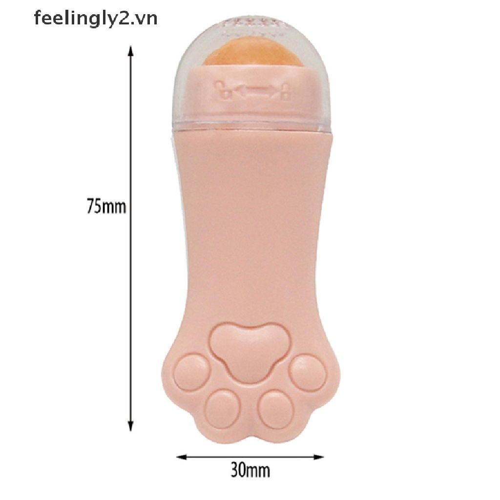 (Hàng Mới Về) Con Lăn Thấm Dầu Giảm Mụn Cầm Tay