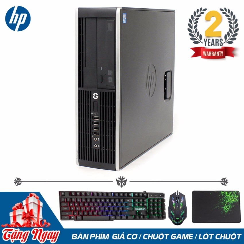 Thùng CPU HP 8300 Elite SFF (Core I3 3220, Ram 16GB, SSD 240GB, HDD 3TB) + Quà Tặng - Hàng Nhập Khẩu