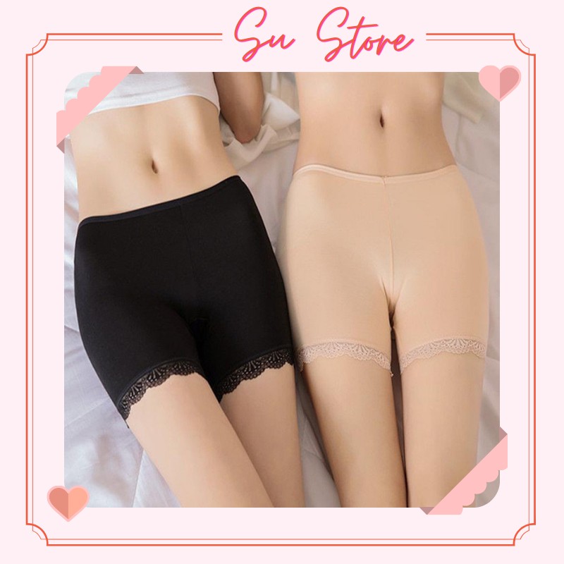 [Mã 12FASHIONSALE1 giảm 10K đơn 50K] Quần Mặc Váy 💓FreeShipXtra 💓 Quần Lót Đùi Nữ, Quần Váy Cotton Ren - SU | BigBuy360 - bigbuy360.vn