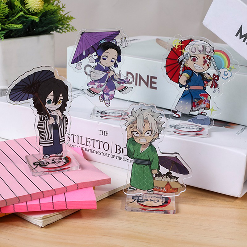 Mô hình nhân vật Demon Slayer trưng bày bằng nhựa 8cm