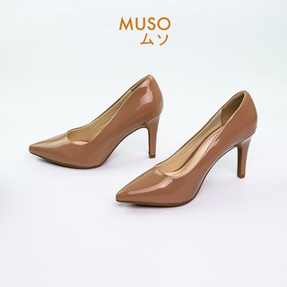 Giày Cao Gót AMI Mũi Nhọn Cao 9cm Kiểu Dáng Basic