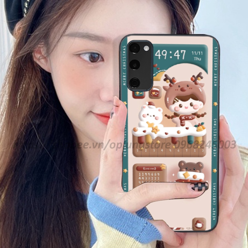 Ốp lưng Samsung S20 FE / M51 / M52 5G in hình 3D gấu,thỏ cute dễ thương