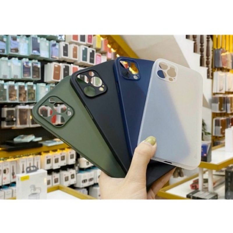 Ốp lưng Memumi siêu mỏng 0,3mm cho iPhone 13 pro Max, 13 pro,13,13 mini,12 Mini, 12, 12 Pro, 12 Pro max.