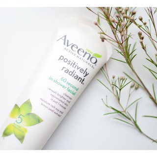 [Auth] SỮA RỬA MẶT AVEENO POSITIVELY RADIANT 60 SECOND IN-SHOWER FACIAL