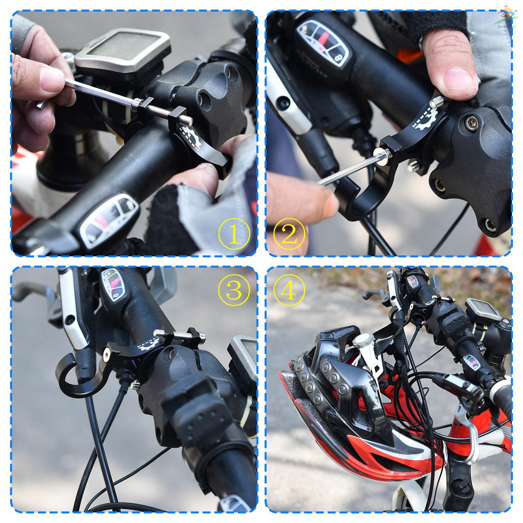 Móc treo đồ gắn xe đạp bằng hợp kim nhôm