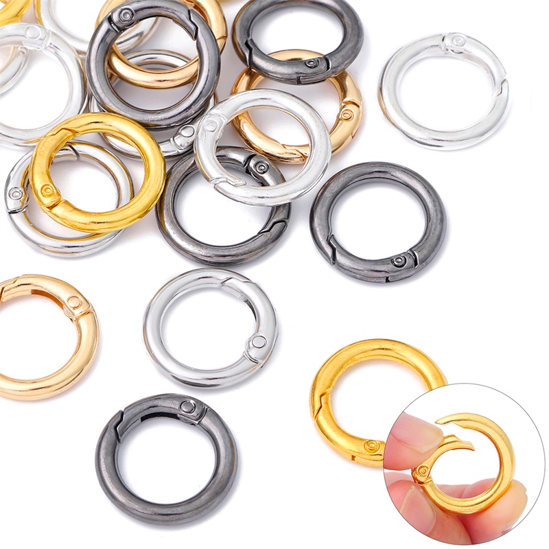 Vòng khóa BEADIA bằng hợp kim để làm đồ trang sức thủ công DIY