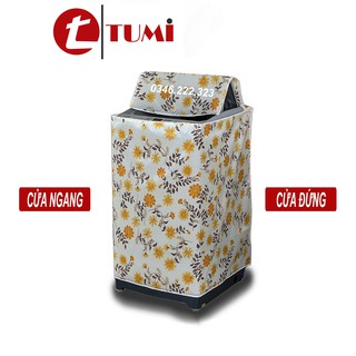 Vỏ bọc máy giặt cửa ngang,cửa trên chống bụi nước dày dặn, hoa văn đẹp PKTM