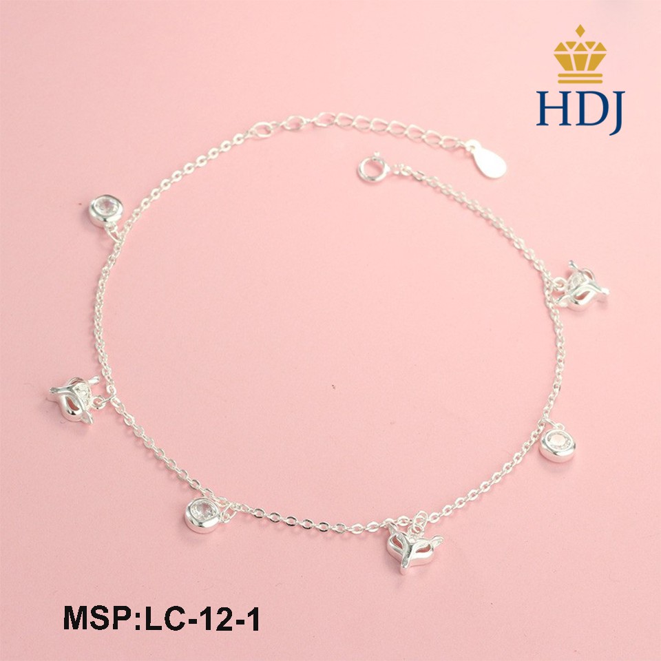 Lắc chân hồ ly bạc cho nữ đẹp trang sức cao cấp HDJ mã LC-12-1 hàng xuất khẩu | BigBuy360 - bigbuy360.vn