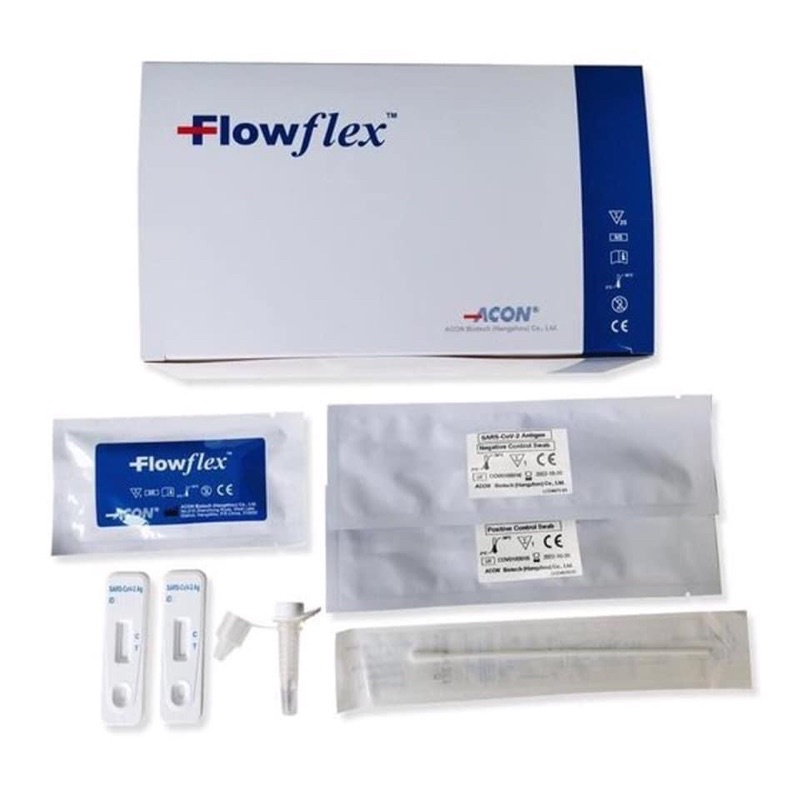 Flowflex-Bộ Test Nhanh Tại Nhà test xanh C.O.V.I.D.19