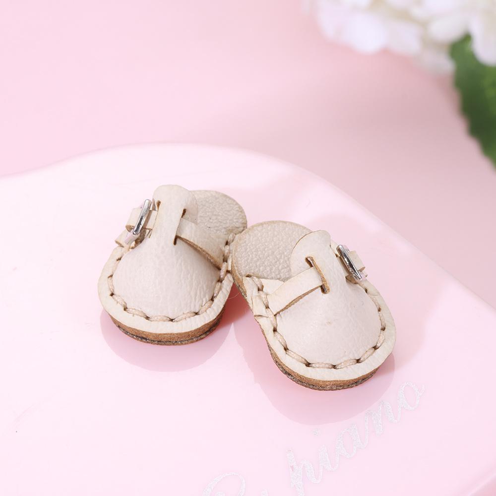 Giày Búp Bê Da Bò Thủ Công Màu Cầu Vồng Cho obitsu11GSCbody9OB11 1 / 11 OB11