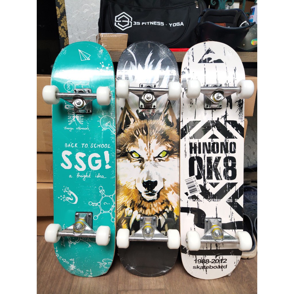 Ván trượt thể thao skateboard người lớn kích thước 80 x 20 cm