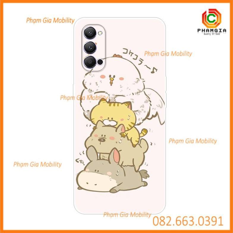Ốp lưng Oppo Reno 4 in hình đẹp sắc nét