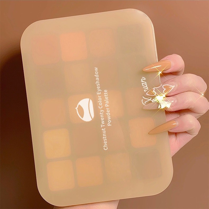 Bảng mắt 20 màu XIYUAN lấp lánh siêu sang chảnh Chestnut Twenty Color Eyeshadow Powder Palette XIYU03 | BigBuy360 - bigbuy360.vn