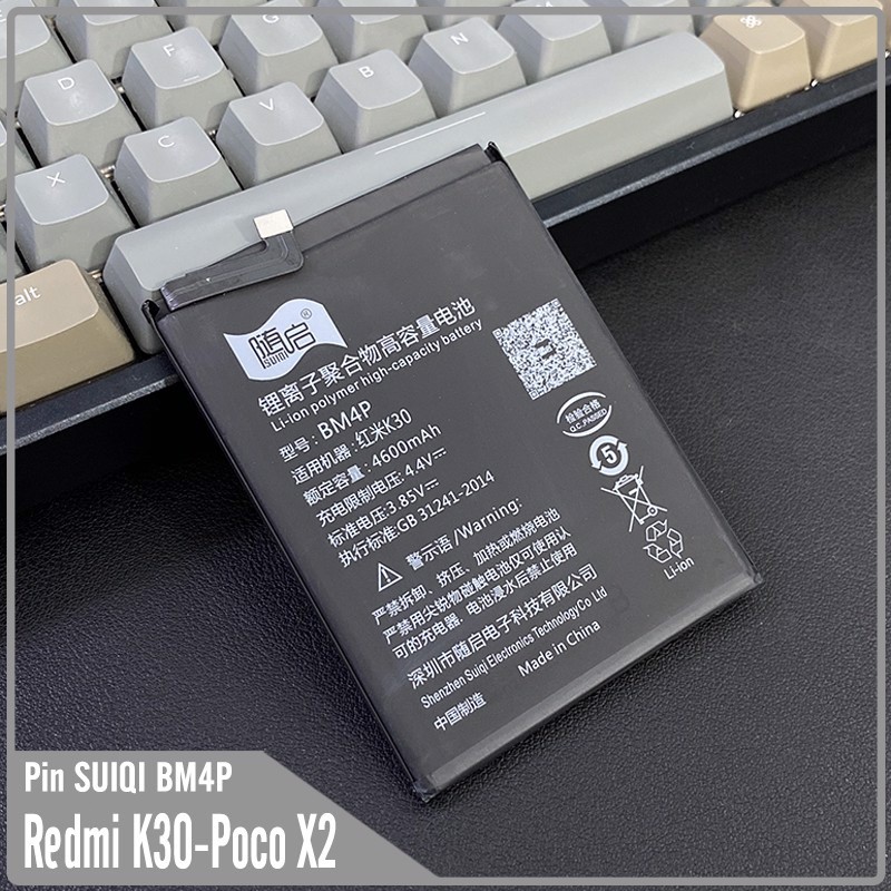 Pin Suiqi Li-ion thay thế cho Xiaomi Redmi K30 / K30  / Pocophone X2  4600mAh