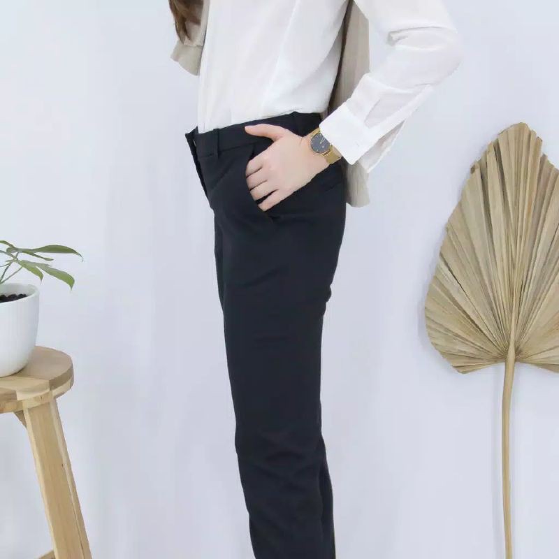 Quần Dài Thiết Kế Đơn Giản Thời Trang Cá Tính Cho Nữ