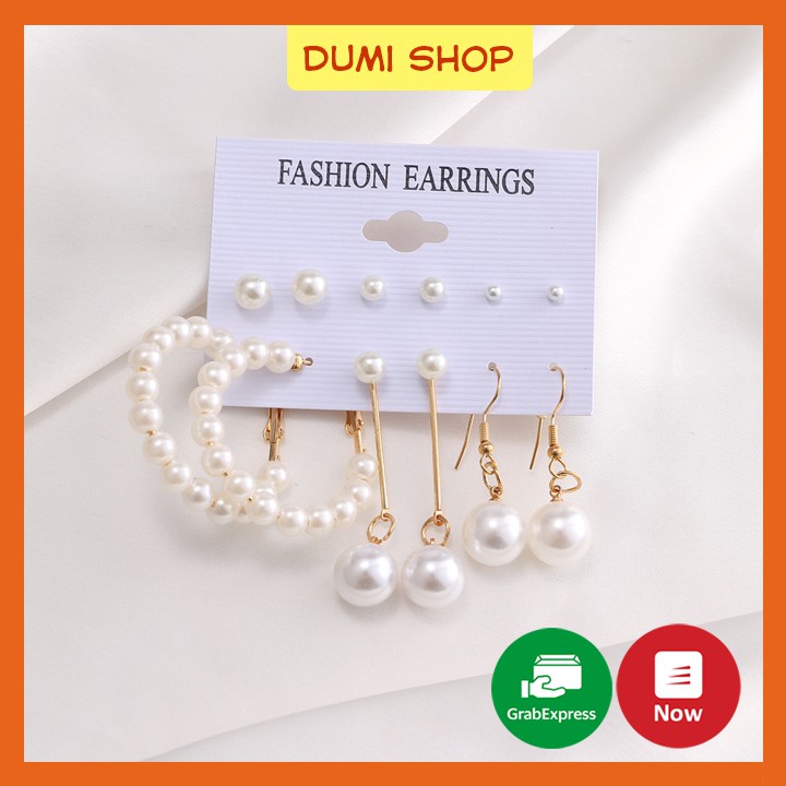 Set Khuyên Tai Thiết Kế Đơn Giản Xinh Xắn Phong Cách Hàn Quốc – Dumi Shop