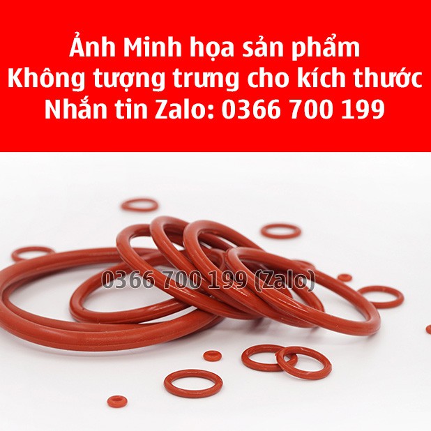 * [Dày = 1mm] - Gioăng sim cao su đỏ chịu nhiệt