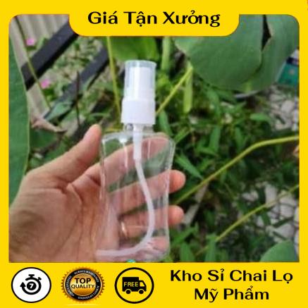 Chai Chiết Mĩ Phẩm ❤ Chai xịt phun sương dẹp baby 90ml chiết mỹ phẩm , phụ kiện du lịch