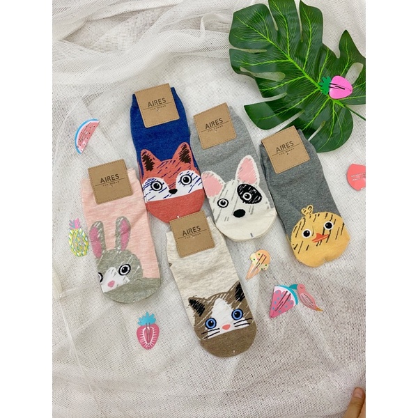 SET TẤT NGẮN CỔ NAM NHỮ MÈO , VỚ HÌNH THÚ HOẠT HÌNH CHẤT SIÊU ĐẸP