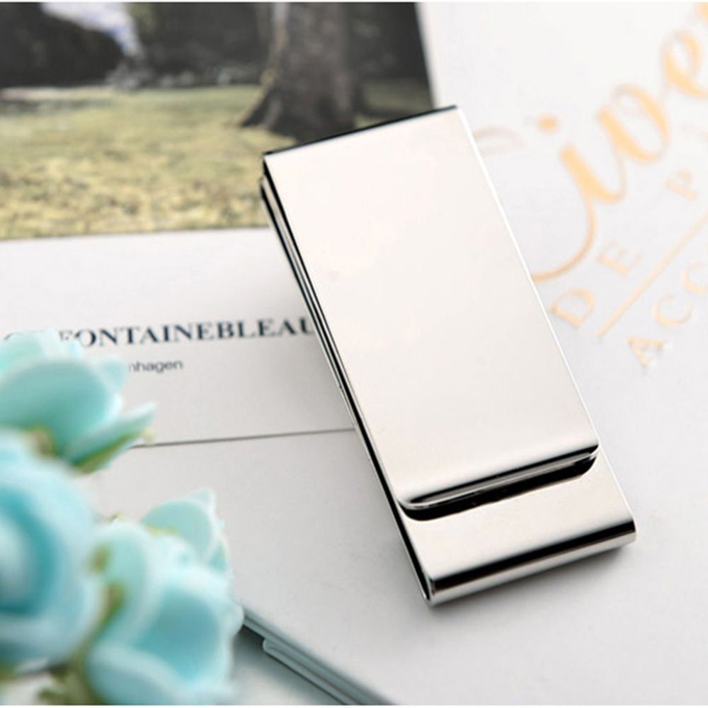 Kẹp Giữ Tiền / Thẻ Tín Dụng Bằng Thép Không Gỉ Nhiều Màu Thời Trang