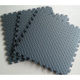thảm xốp xám đen vân khế 60×60×1,2cm
