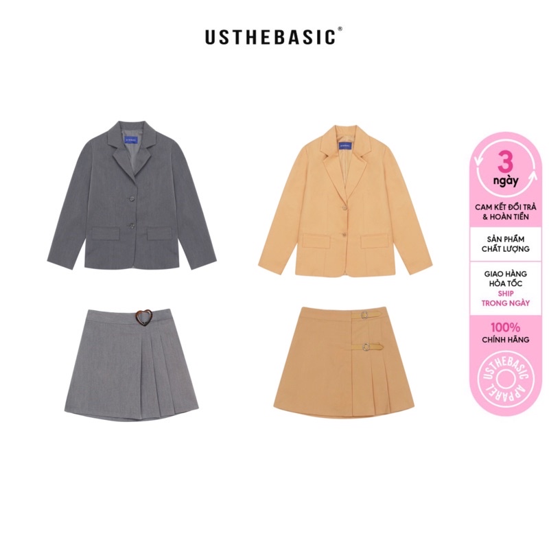 Usthebasic - Set áo váy Front Pocket Blazer | WebRaoVat - webraovat.net.vn