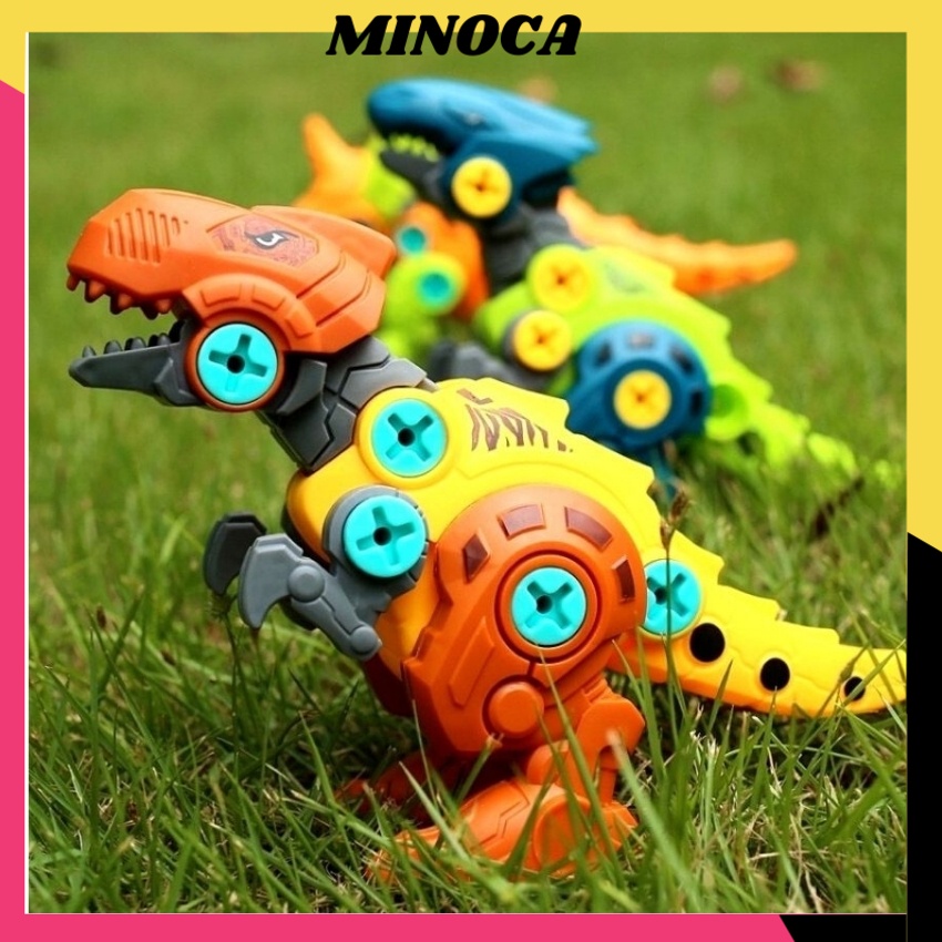 Trứng Khủng Long Lắp Ráp Đồ Chơi Thông Minh cho Bé Tặng Kèm Tua Vít