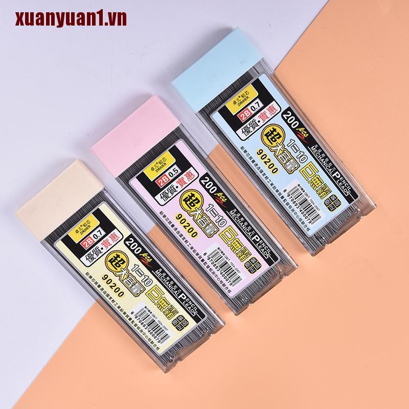Hộp 200 Ngòi Chì Graphite 2B Cho Bút Chì Bấm