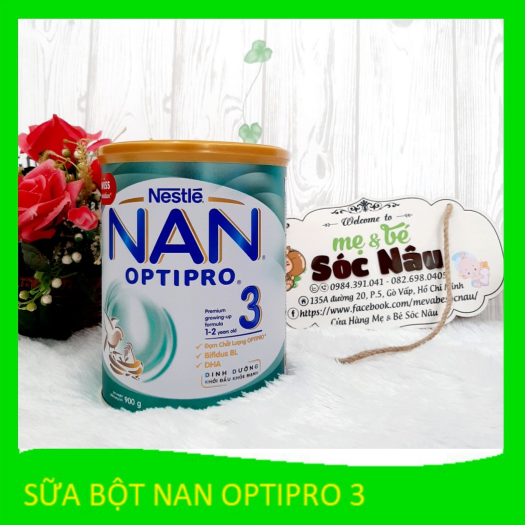 [DATE 2022] Sữa bột Nan Optipro 3, 900g [date liên tục cập nhật]