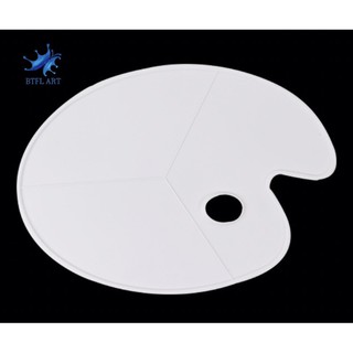 Pallet pha màu hình oval