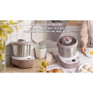 Máy nhồi bột Bear HMJ- A35M1 ( âu 3,5 lít)-BH 12  tháng ( sẵn hàng)