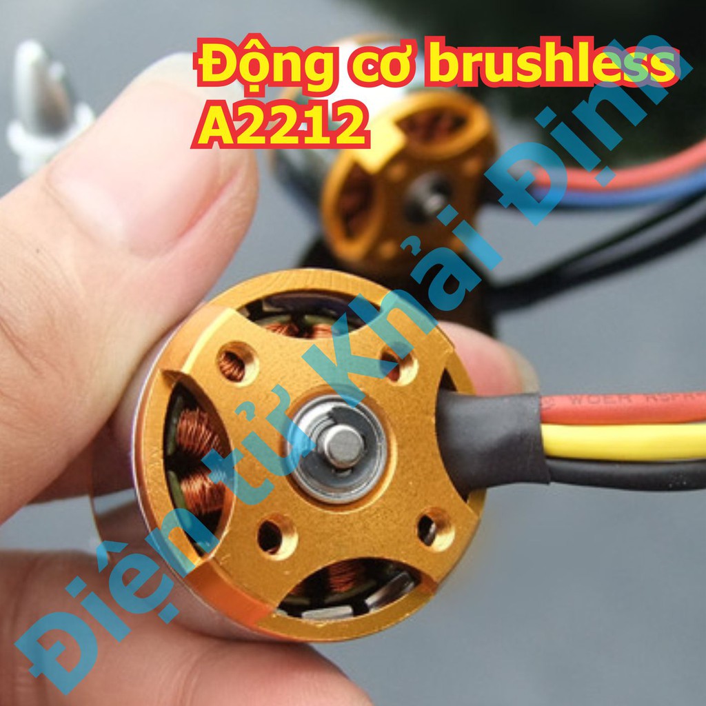 động cơ brushless, không chổi than máy bay UAV mô hình A2212 2450KV kd