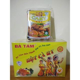 Bột Cà Ri (Hiệu Bà Tám) 50 gói, gói 10 gram.