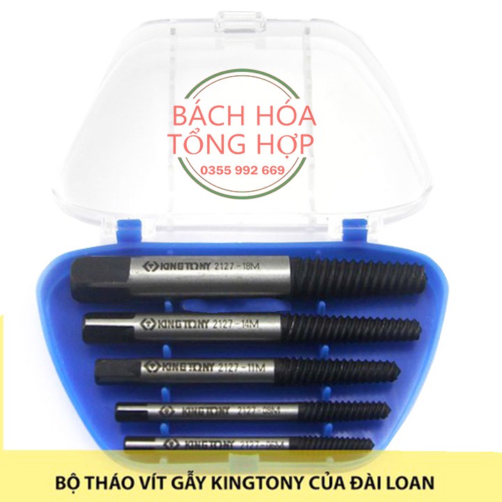 Bộ tháo vít gãy KINGTONY của Đài Loan cao cấp (5 PC)