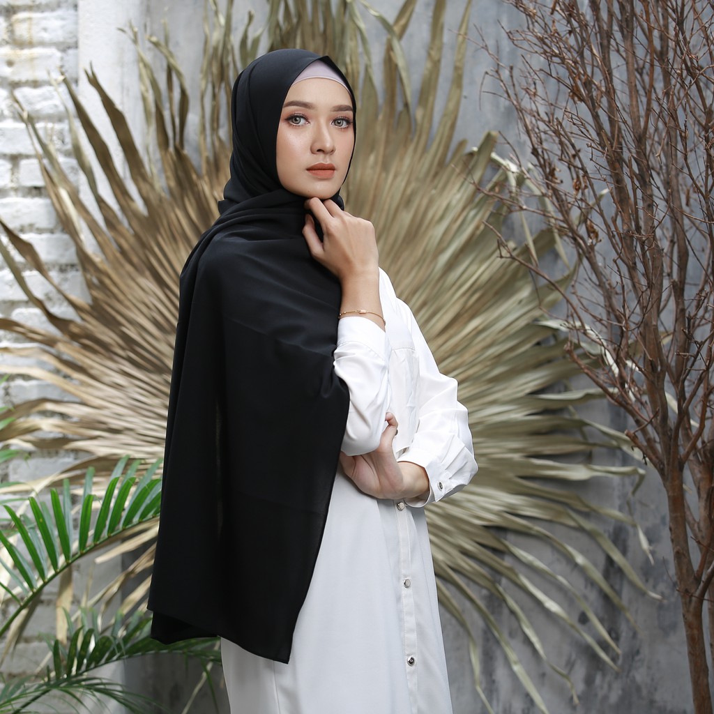 Khăn Trùm Đầu Hijab Pashmina Đính Kim Cương Mới Nhất Cho Phụ Nữ Tuổi Teen 2