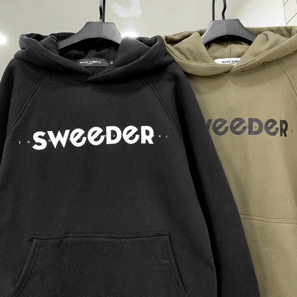 Áo Hoodie Form Rộng WED Tay Dài Vải Nỉ Bông Dày Phong Cách Ulzzang Unisex | BigBuy360 - bigbuy360.vn