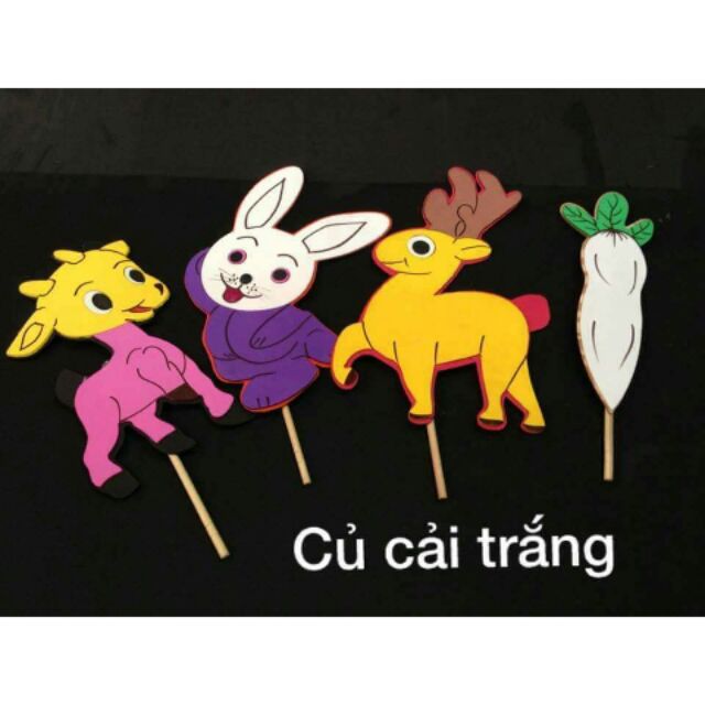 Rối que củ cải trắng