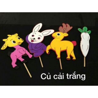 Rối que củ cải trắng