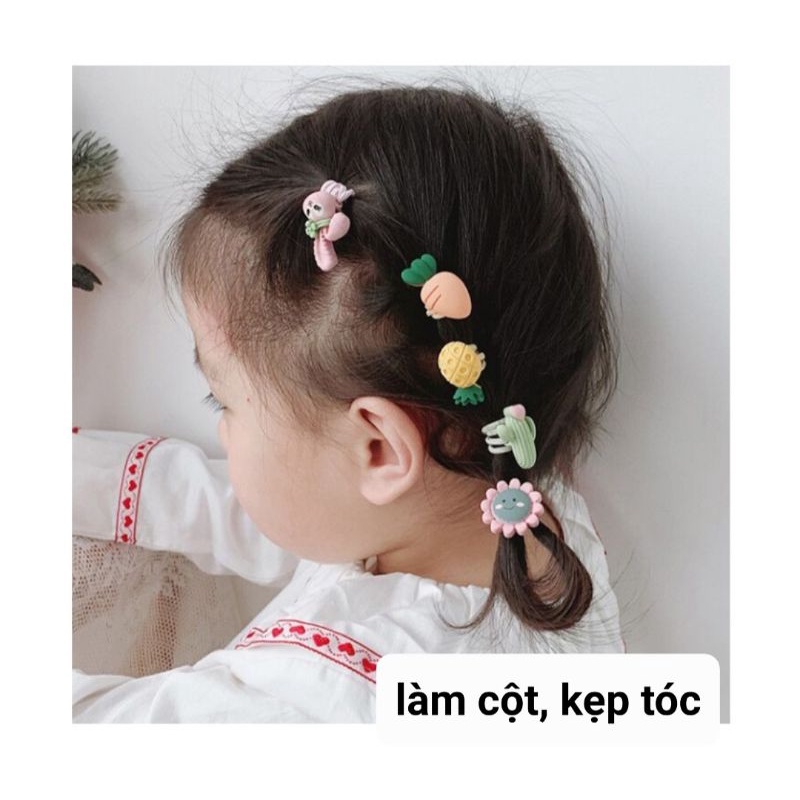 BỘ KEM KEO DIY KÈM CHARM VÀ PHỤ KIỆN LÀM NHẪN, CỘT TÓC VÀ KẸP TÓC (trang trí ốp điện thoại được), có clip
