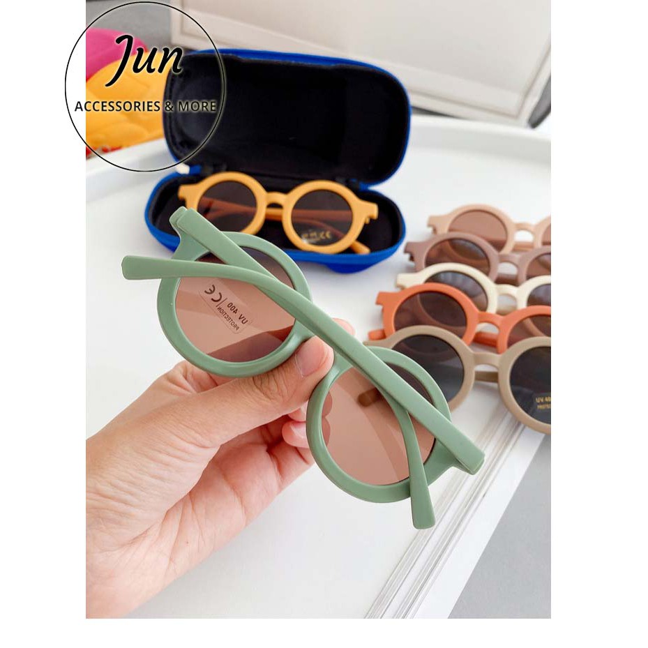 Kính Râm Trẻ Em - Kính Mắt Thời Trang Cho Bé Chống Tia Cực Tím UV400 Phong Cách Vintage Dành Cho Bé Trai Và Bé Gái | BigBuy360 - bigbuy360.vn
