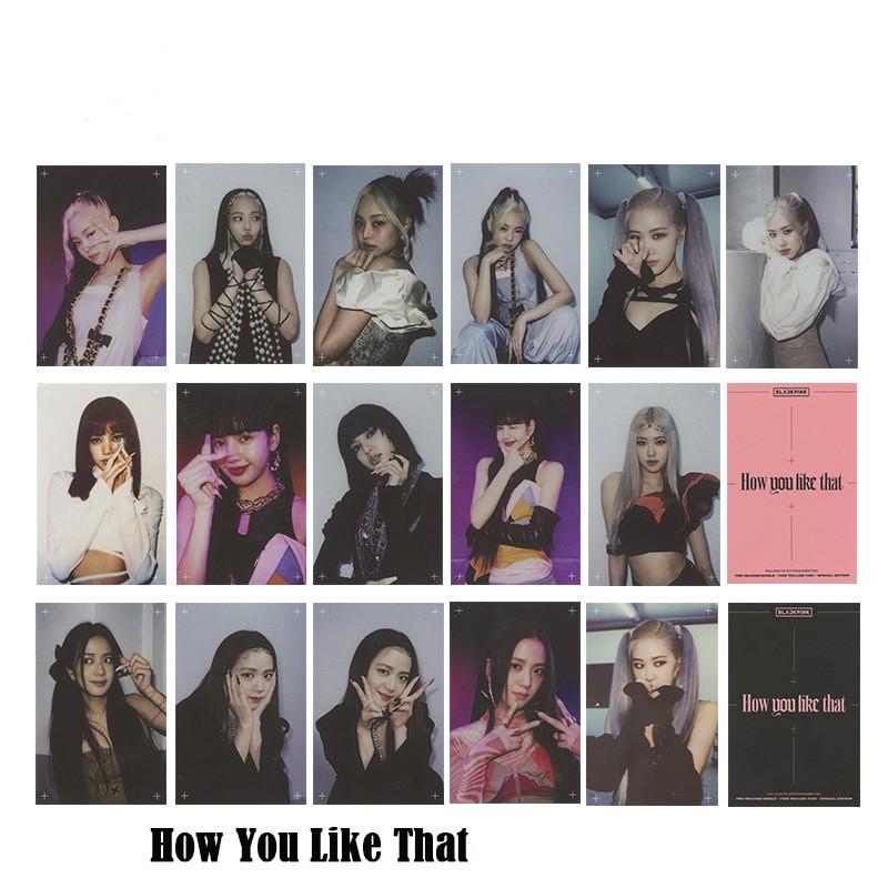 Bộ 4 Ảnh Thẻ Lomo In Hình Nhóm Nhạc Blackpink