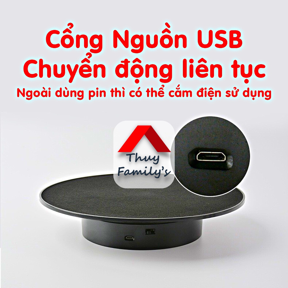 ĐẾ XOAY QUAY VIDEO CHỤP HÌNH SẢN PHẨM 32CM PULUZ CHỊU TẢI 10KG