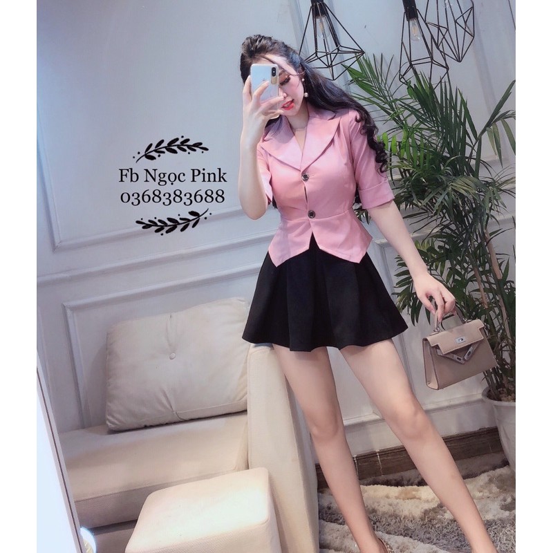 Áo Vest Nữ Công Sở Tay Lỡ Chất Vải Tuyết Mưa Sang Đẹp | BigBuy360 - bigbuy360.vn