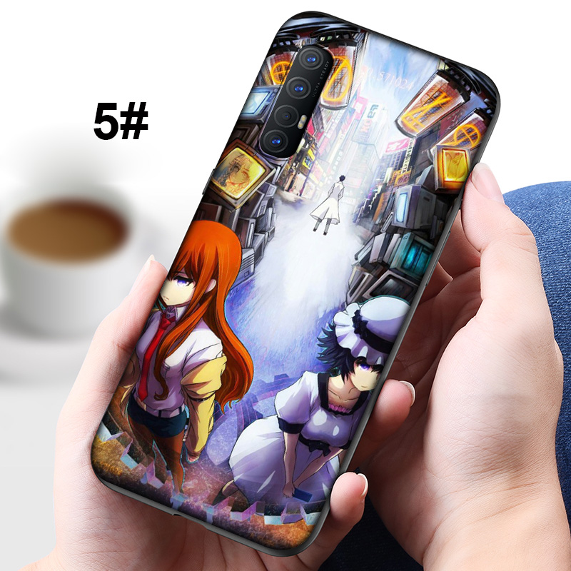 Silicone Ốp Điện Thoại Silicon Mềm Họa Tiết Anime Steins Gate Cho Oppo Reno 5 4 3 Ace 10x 2z 2f 2 Z Pro