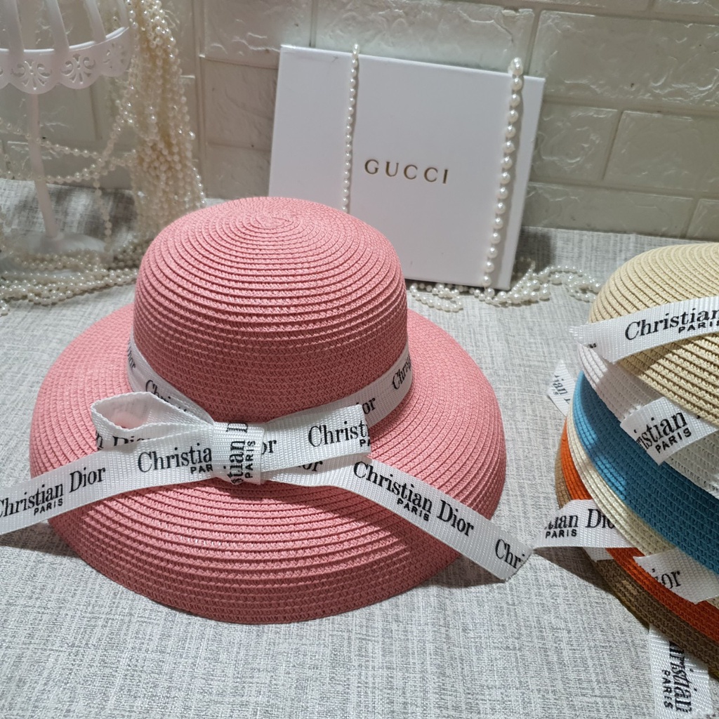 Mũ đi biển kiểu Chuông sang chảnh nơ xinh