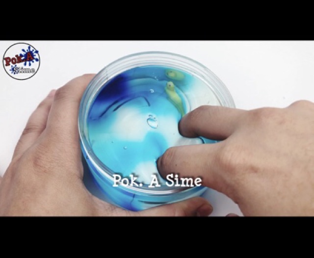 Slime Vịt bơi trong bể - Pok.A Slime