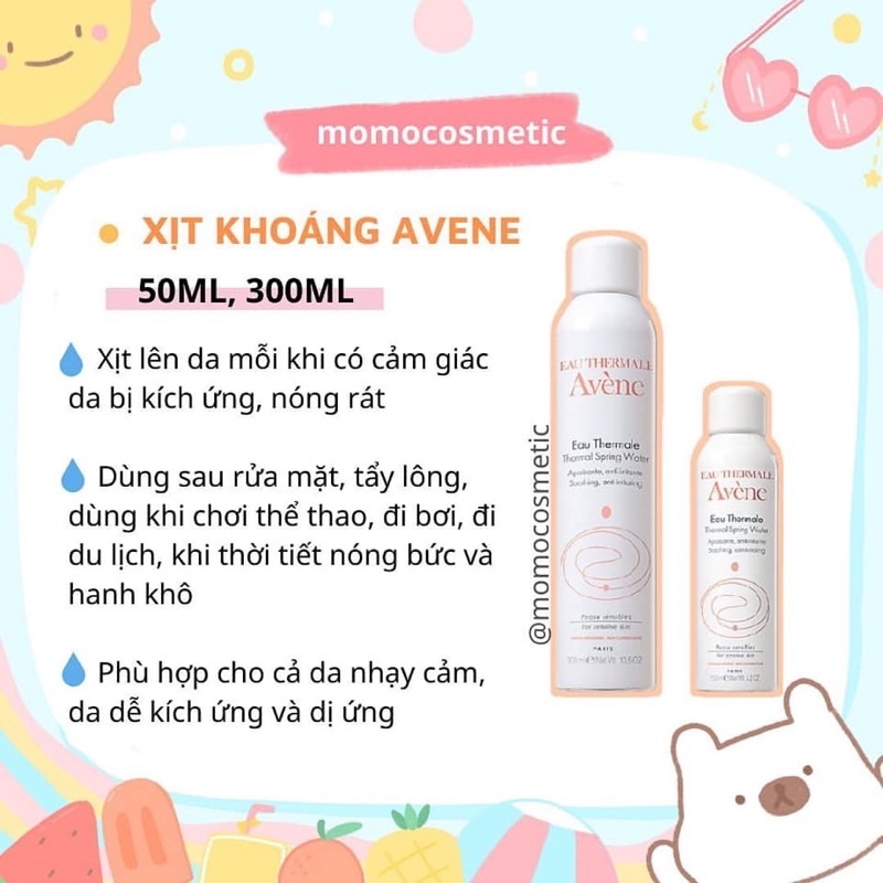 Xịt khoáng Avene