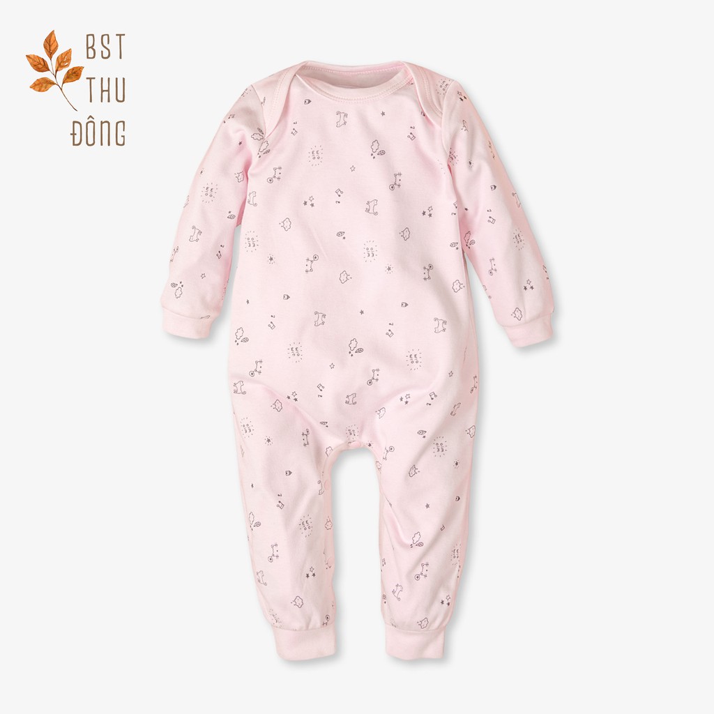 Jumpsuit Thu Đông MIOMIO, Họa Tiết: Thỏ, Sọc, Mèo, Mèo Mây Cho Bé Trai Bé Gái (Từ 3-12 tháng), Vải Interlock Cotton