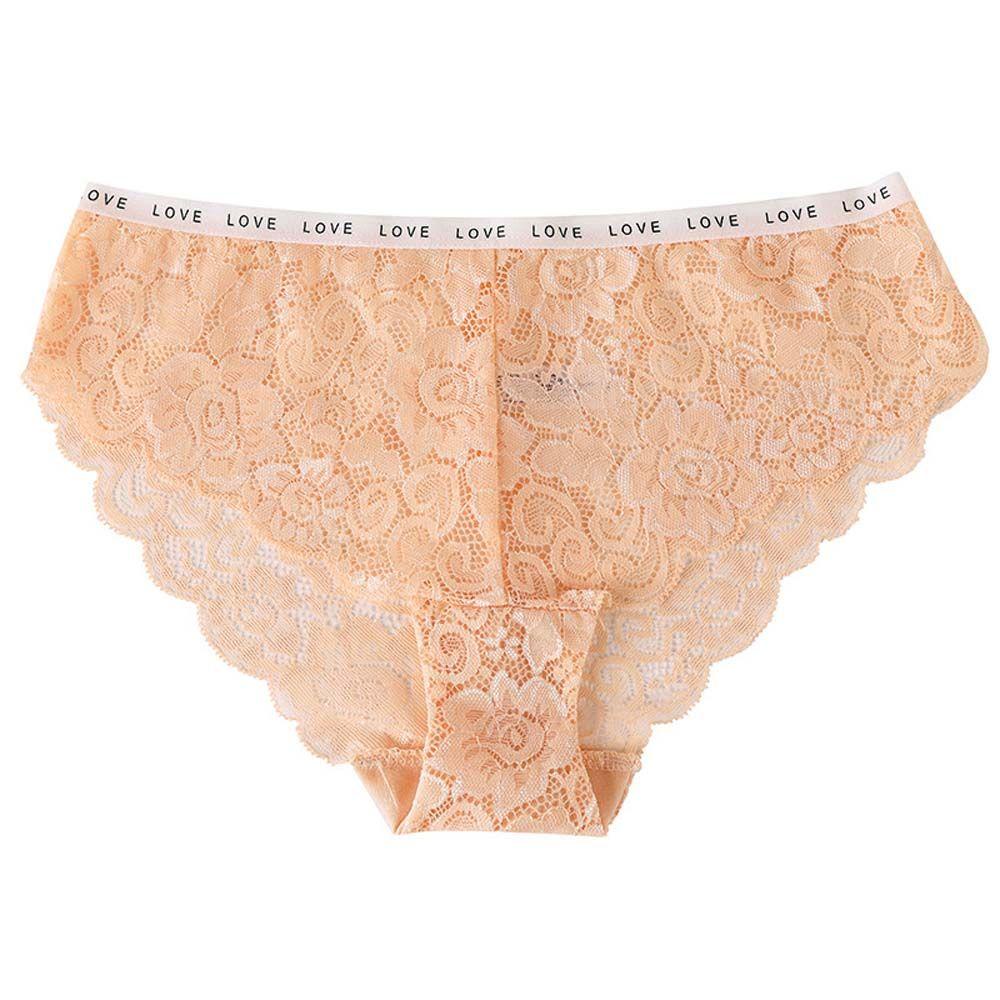 BACK2LIFE Quần Lót Cotton Thoáng Khí In Chữ Phong Cách Hàn Quốc Quyến Rũ Cho Nữ