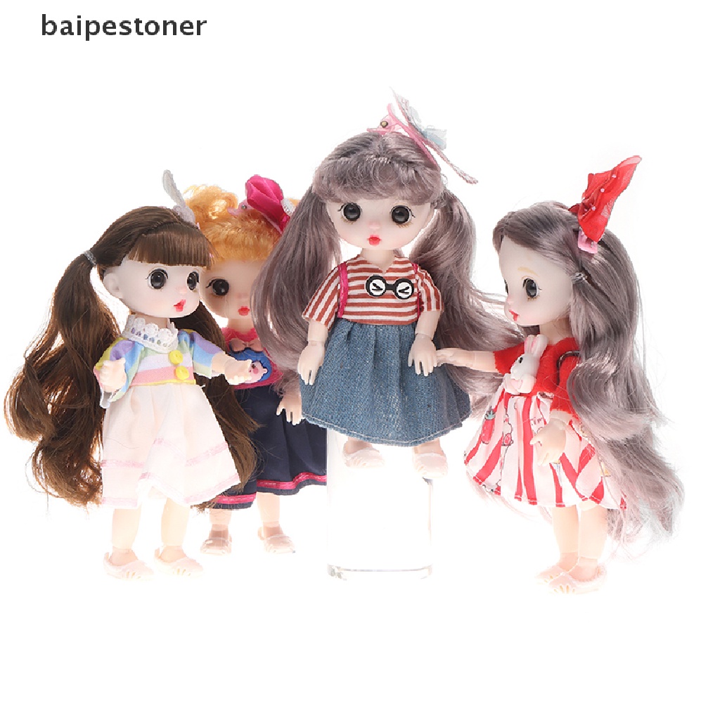 Búp Bê Mắt 3D Mini 16cm 13Cm Có Khớp Động Đẹp Mắt DIY ♨Bán Chạy